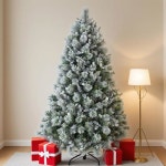 크리스마스 트리 프리미엄 인조 트리, 404개의 혼합 PE 잎과 팁, 홈 오피스 홀리데이 장식을 위한 작고 사실적인 풀 파인 라이트 2ft : 직구팡몰