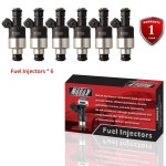 뷰익 르사브르 파크 애비뉴 쉐보레 카마로 올드스모빌 88 LSS 리젠시 폰티악 보네빌 3.8L V6 - FJ10033 800-2042N 대체 연료 인젝터 6개... 