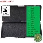 핫 Lishi 2 in 1 도구 KY14 ICF03 ISU5 KIA1R K9 laguna3 MAZ24 2020 : 네이션브릿지