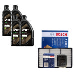 니로 하이브리드(22년 이전) 지크 X9 제로 0W20 4L 엔진오일 필터 세트 : 오일쇼핑