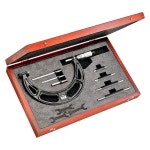 교체 가능한 앤빌과 래칫 스톱이 있는 스타렛 정밀 미터 2 6인치 범위 0 001인치 0 4  0 001  224AARLZ : 추추11아이