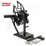 Yamaha YZF R3 MT03 2015-22 Yamaha YZF R25 MT-25 MT25 2015-2020 용 CNC 조정 가능한 오토바이 후면 세트 리셋 발판 : 코지마켓1