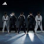 아디다스 겨울 동복 트레이닝 세트 태권도 단체 키즈 상하 세트 : 골드스포