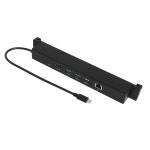 노트북 도킹스테이션 서피스 USB C타입 호환 멀티허브 독 랜 포트 확장 PD충전 : 리버네트워크