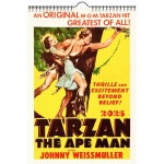 2026 월 캘린더 [12페이지 8 x12 ] 타잔 빈티지 영화 포스터 : 노바트랜드