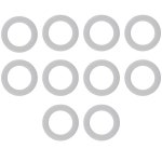 호환 화장실 플러시 밸브 씰 켓 실리콘 소재 교체 부품 TOTO 탱크와 호환되는 10팩 : 체리마켓1