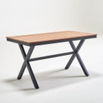 EI254 카페 야외용 테라스테이블 공원 정원 아파트 펜션 수지목 테이블 1400 : 엘리퍼니처