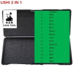 핫 Lishi 2 in 1 도구 KY14 ICF03 ISU5 KIA1R K9 laguna3 MAZ24 2020 : 네이션브릿지