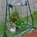 고양이 비닐 하우스 야외 텐트 천막 투명 길모양이 다용도 화분 온실 꽃방 : eighteen상회