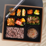 프리미엄 정찬도시락 50세트 정찬외피PP 일회용 고급도시락 배달 포장용기 : 삼부팩
