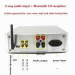 OPA2604 프리앰프 + TA2022 + 블루투스 5.0 하이파이 피버 2.0 채널 180W+180W 통합 홈 데스크탑 오디오 앰프 : 샘컴퍼니