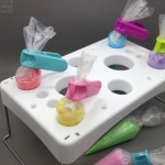 베이킹 깍지 거치대 앙금플라워 짤주머니 스탠드 홀더 앙금플라워도구 베이커리용품 베이킹깍지대 : 하루원데이