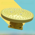 공원 허리 트위스트 돌리기 트위스터 스트레칭 헬스 뱃살 경로당 원판 야외 기구 운동 비틀기 1 ABS 트위스트 디스크 : 초이스마켓01