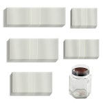 병 밴드 병용 Klmnop 1250Pcs 수축 랩 5 사이즈 1 38 1 77 2 72  Clear : 추추11아이