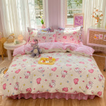 G1599 정품 산리오 이불커버 시나모롤 헬로키티 선물 방 꾸미기 인테리어 : 쿠마네상점