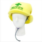 지진 재난 안전모 신속간편 사용 개구리안전모 : 주식회사 타비오