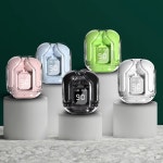 TWS 이어버드 무선 블루투스 5.3 ENC 스포츠 게이밍 헤드셋, 소음 감소 마이크, 스테레오 헤드폰, LED 디스플레이 이어폰 분홍색 : 다정이상회