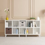 H621 와이드 2단 10칸 오픈 책장 3colors 거실수납장 수납책장 거실장 전면수납장 다용도장 : 램티글로벌