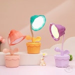 SCS 플라워 화분 LED 무드등 인테리어 소품 색상랜덤 1개 : 스마트추천스토어