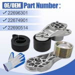 Volvo D13 22690514와 호환되는 벨트가 있는 Uritue 22696301 22674901 텐셔너 키트 : 에이스쇼핑몰28