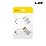 컴스몰 702035 충전지 3.7V 400mAh 리튬폴리머 배터리 2개입 CP901 : 컴스몰