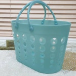 LI 소프트 빨래바구니 블루 접이식세탁바구니 : 리빙마켓V