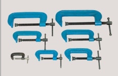 용수 만력기 C형 클램프 YSC-125 최대 벌림 125mm 소형 바이스 단조 열처리품 : 다이노툴스