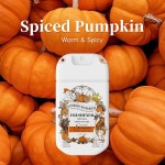 똥, 호박, 사과 계피 향을 위한 포켓 사이즈 화장실 스프레이, 탈착식 후크가 있는 욕실 냄새 제거기, 여행 필수품 버라이어티 2팩 : 글로딜샵