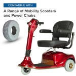 알베이테크 9x3 50-4 폼 충전 모빌리티 타이어, C203 그란데 노브비 트레드 : 메종델리