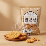 기름 없이 오븐에서 구워낸 국산 닭가슴살 닭강정 에어프라이어 15분 완성 : 푸짐한 우리집상회