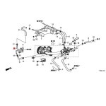 혼다 엔진 워터 트랜스퍼 파이프 (1.5L) 연결 116 1952259B000/19522-59B-000/19522 59B 000 : 구대1등장사장16