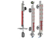 마그네틱 수위 게이지 표시기 탱크 출력 5m 304/DN25/플랜지 압력계 레벨 거리0 중심 0 5m 이내 304소재DN25 : 여섯봉지1