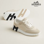 에르메스 Bouncing 바운싱 스니커즈 베이지 여성 H251099Z F8345 : 아보렐
