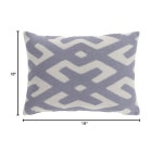 수리야 NRB003-1818P 나이로비 폴리 필 18인치 사각 베개, 18X 18X 4, 블랙, 아이보리 : sale팩토리