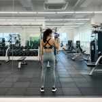 [라스트사이즈 세일] 나이키 드라이핏 인디 로고 백 요가 헬스 브라탑 AJ4280-091 S size only : 소호리