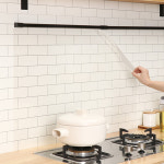 구디푸디 타일 기름오염방지 투명 시트지 5개 : 구디푸디