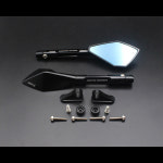 오토바이 미러 및 장착 어댑터 YAMAHA YZF1000 R1 용 모든 알루미늄 2002-2008 03 04 05 06 07 : 코지마켓1