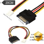 100% 호환PH 2.0mm 4Pin 소형 유형-15Pin HDD SATA 전원 공급 장치 케이블 코드 산업용 올인원 미니 PC 용 20AWG 와이어... 