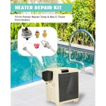 RKRLA 풀 히터 수리 키트 펜테어 마스터 템프 맥스 E 히터용 교체 42002 0024S 42001 0053S 0060S 0025S 0063S : 아힌