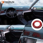 5m 일반 모터 장식  스트립 인테리어 자동차 디자인 커버 계기판 도어 가장자리 : 카리스스몰