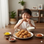 기름 없이 오븐에서 구워낸 국산 닭가슴살 닭강정 에어프라이어 15분 완성 : 푸짐한 우리집상회