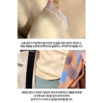 스타일아유 여자 반폴라 레이스 트리밍 이너티 가을 기본 고급스러운 페미닌 상의 KN2195 : 스타일아유