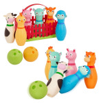 어린이 동물 볼링 놀이세트 8p 애니멀 실내 체육 교구 신체 활동 : 생각더하기