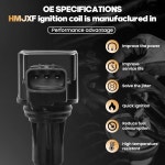 UF719 점화 코일 22448-1HC0A, 닛산 베르사 1.6S/SL/SV/S 플러스 1.8S/SL, 노트 SR - 1.8L 1.6L L4가 C861 GN10648 : 트러스트바이맨009