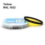 풀 컬러 필터 범용 RAL 코드 나사형 37 40.5 43 46 49 52 55 58 62 67 72 77 82 mm 빨강 주황 노랑 초록 보라 파랑 : 유니크선