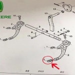 John Deere 904/1204/1354/5 시리즈 기어 레버 시프트 포크 클립 플라스틱 L용 트랙터 액세서리 113217 : 혜수무역