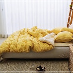 가을 포근한 옐로우 연중 이불 이불패드 퀸 체크 Q QWFFW402 사무실 : 하니스토어08