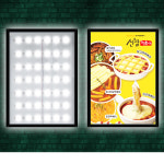 균일하게 밝은 직하방식 LED라이트패널 메뉴판 삼화사인스탠드 실내외 겸용 LGF-A1 : 삼화사인스탠드 주식회사