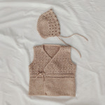 [손뜨개 키트] 마이 디어 베이비 조끼 - 코바늘 태교뜨개질 diy 패키지 아기옷만들기 : 슬로우모먼츠