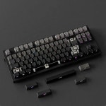 [누리PC] 그라디언트 그레이 더블 샷 RGB 백라이트 키캡 OEM 프로파일 135키 측면 인쇄 PBT (체리 MX 스위치 키보드용) : 재윤상사10
